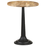 NNEVL Bistro Table Ø60x76 cm Rough Mango Wood