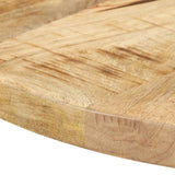 NNEVL Bistro Table Ø60x76 cm Rough Mango Wood