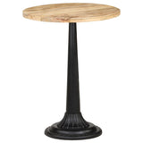 NNEVL Bistro Table Ø60x76 cm Rough Mango Wood