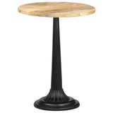 NNEVL Bistro Table Ø60x76 cm Rough Mango Wood