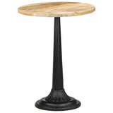 NNEVL Bistro Table Ø60x76 cm Rough Mango Wood