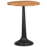 NNEVL Bistro Table Ø60x76 cm Solid Acacia Wood