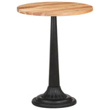 NNEVL Bistro Table Ø60x76 cm Solid Acacia Wood