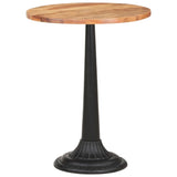 NNEVL Bistro Table Ø60x76 cm Solid Acacia Wood