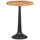 NNEVL Bistro Table Ø60x76 cm Solid Acacia Wood