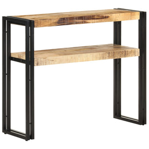 NNEVL Console Table 90x30x75 cm Rough Mango Wood