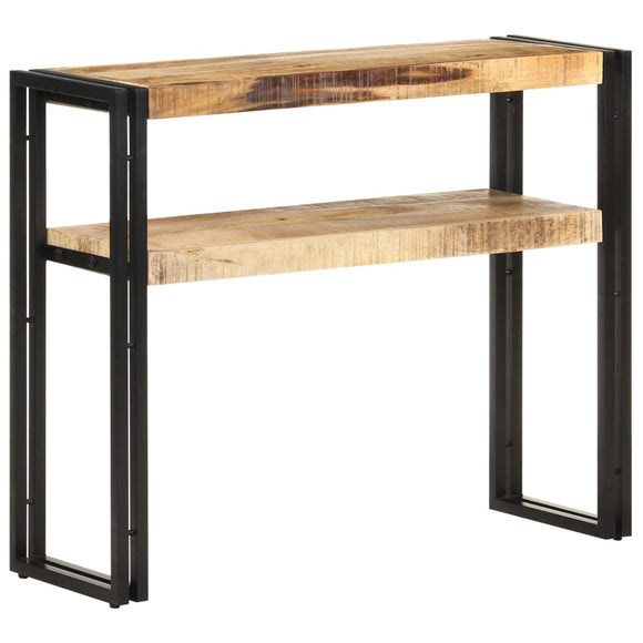 NNEVL Console Table 90x30x75 cm Rough Mango Wood