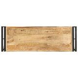 NNEVL Console Table 90x30x75 cm Rough Mango Wood