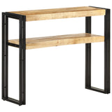 NNEVL Console Table 90x30x75 cm Rough Mango Wood