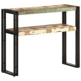 NNEVL Console Table 90x30x75 cm Solid Reclaimed Wood