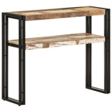 NNEVL Console Table 90x30x75 cm Solid Reclaimed Wood