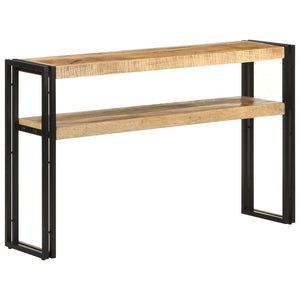 NNEVL Console Table 120x30x75 cm Rough Mango Wood