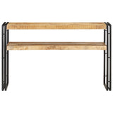 NNEVL Console Table 120x30x75 cm Rough Mango Wood