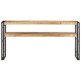 NNEVL Console Table 150x30x75 cm Rough Mango Wood