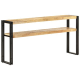 NNEVL Console Table 150x30x75 cm Rough Mango Wood