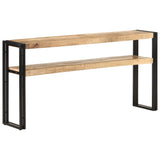 NNEVL Console Table 150x30x75 cm Rough Mango Wood