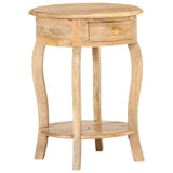 NNEVL Side Table 37x37x61 cm Solid Mango Wood