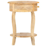 NNEVL Side Table 37x37x61 cm Solid Mango Wood