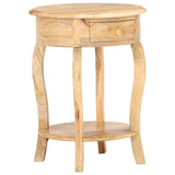 NNEVL Side Table 37x37x61 cm Solid Mango Wood