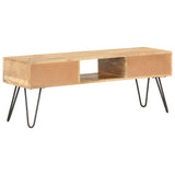 NNEVL TV Cabinet 120x35x45 cm Solid Mango Wood