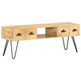 NNEVL TV Cabinet 120x35x45 cm Solid Mango Wood