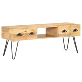NNEVL TV Cabinet 120x35x45 cm Solid Mango Wood