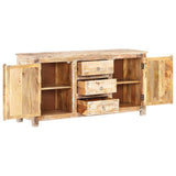 NNEVL Sideboard 151x40x75 cm Rough Acacia Wood