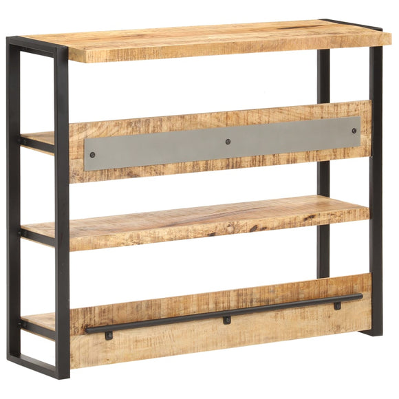 NNEVL Bar Table 120x40x101 cm Rough Mango Wood