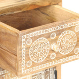 NNEVL Sideboard 60x30x75 cm Solid Mango Wood