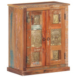 NNEVL Sideboard with Buddha Cladding 60x35x75 cm Solid Reclaimed Wood