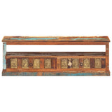 NNEVL TV Cabinet with Buddha Cladding 120x30x40 cm Reclaimed Wood