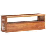 NNEVL TV Cabinet with Buddha Cladding 120x30x40 cm Reclaimed Wood