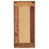 NNEVL Mirror with Buddha Cladding 50x110 cm Solid Reclaimed Wood