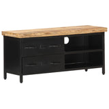 NNEVL TV Cabinet 90x30x41 cm Rough Mango Wood