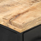 NNEVL TV Cabinet 90x30x41 cm Rough Mango Wood