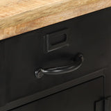 NNEVL Sideboard 60x30x76 cm Rough Mango Wood