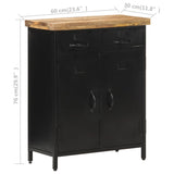 NNEVL Sideboard 60x30x76 cm Rough Mango Wood