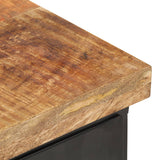 NNEVL Bedside Cabinet 40x30x52 cm Rough Mango Wood