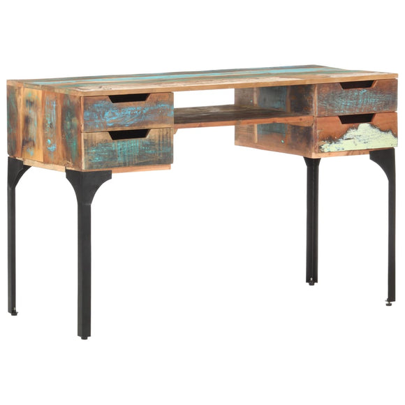 NNEVL Desk 118x48x75 cm Solid Reclaimed Wood