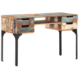 NNEVL Desk 118x48x75 cm Solid Reclaimed Wood