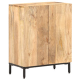 NNEVL Sideboard 60x35x77 cm Solid Mango Wood