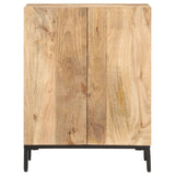 NNEVL Sideboard 60x35x77 cm Solid Mango Wood