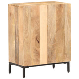 NNEVL Sideboard 60x35x77 cm Solid Mango Wood
