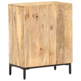 NNEVL Sideboard 60x35x77 cm Solid Mango Wood