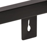NNEVL Wall Shelves 2 pcs 120 cm Rough Mango Wood