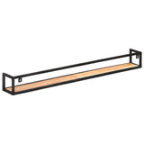 NNEVL Wall Shelves 2 pcs 160 cm Solid Acacia Wood