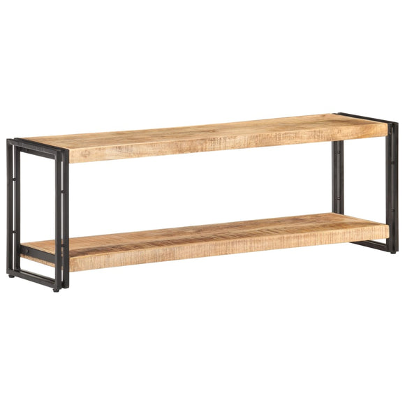 NNEVL TV Cabinet 120x30x40 cm Rough Mango Wood