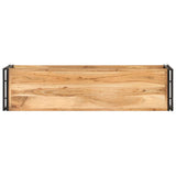 NNEVL TV Cabinet 120x30x40 cm Solid Acacia Wood