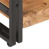 NNEVL TV Cabinet 120x30x40 cm Solid Acacia Wood