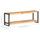 NNEVL TV Cabinet 120x30x40 cm Solid Acacia Wood